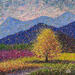 Gemälde 80x80 Vibrant Joy, von Antoniuk Nadiia | Gemälde Impressionismus Landschaften Acryl