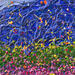 Gemälde 80x80 Vibrant Joy, von Antoniuk Nadiia | Gemälde Impressionismus Landschaften Acryl
