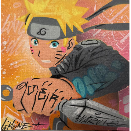Painting Naruto by Lemoine Mael | Painting Pop-art Acrylic, Graffiti Pop icons