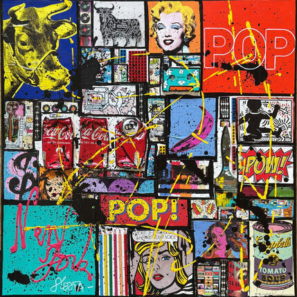 Gemälde Warhol and friends von Costa Sophie | Gemälde
