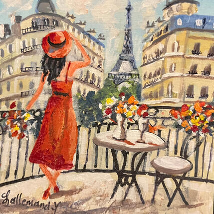 Painting Elegance parisienne by Lallemand Yves | Painting