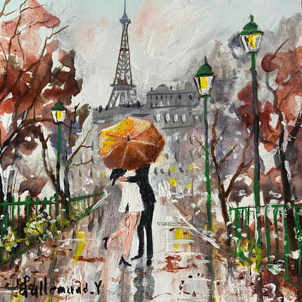 Painting L etreinte d un instant by Lallemand Yves | Painting