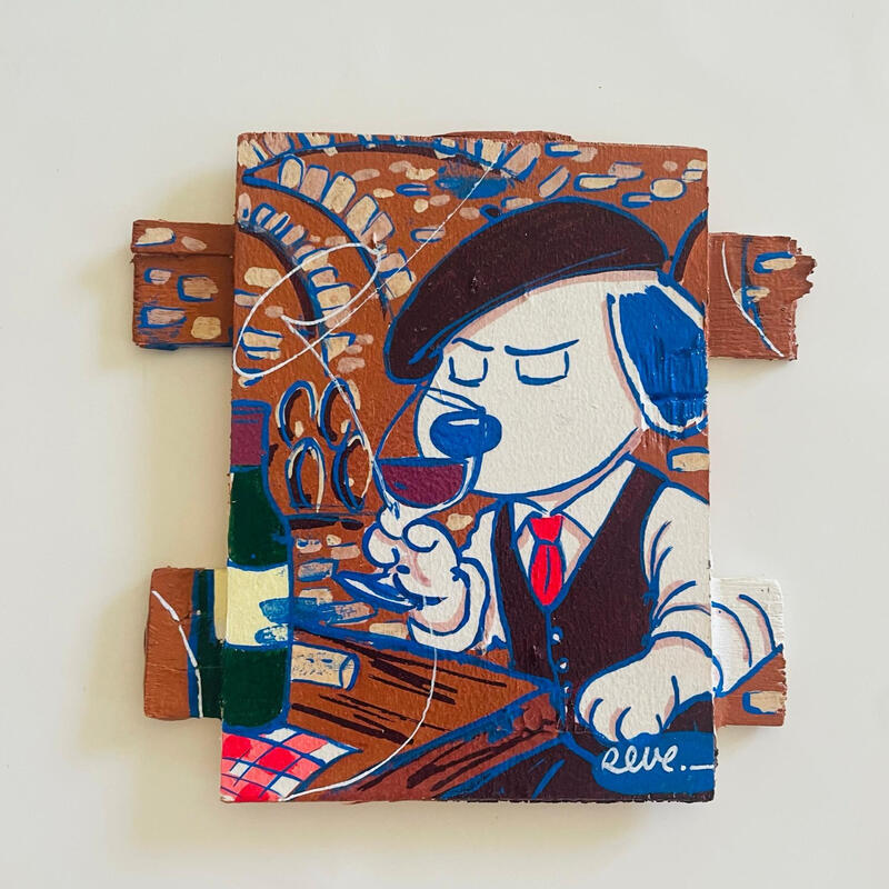 Painting Petit plaisir by Revel | Painting Pop-art Pop icons