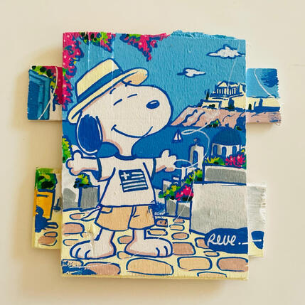 Painting La Grèce by Revel | Painting Pop-art Pop icons