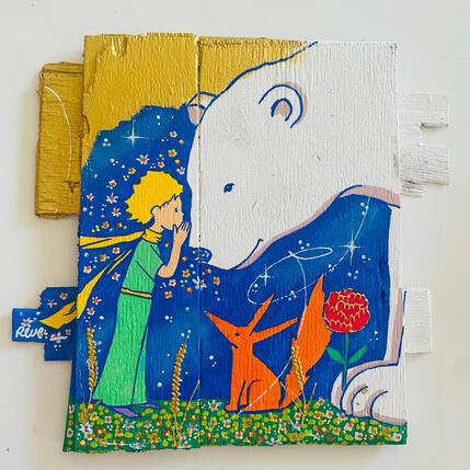 Painting Un secret by Revel | Painting Pop-art Pop icons