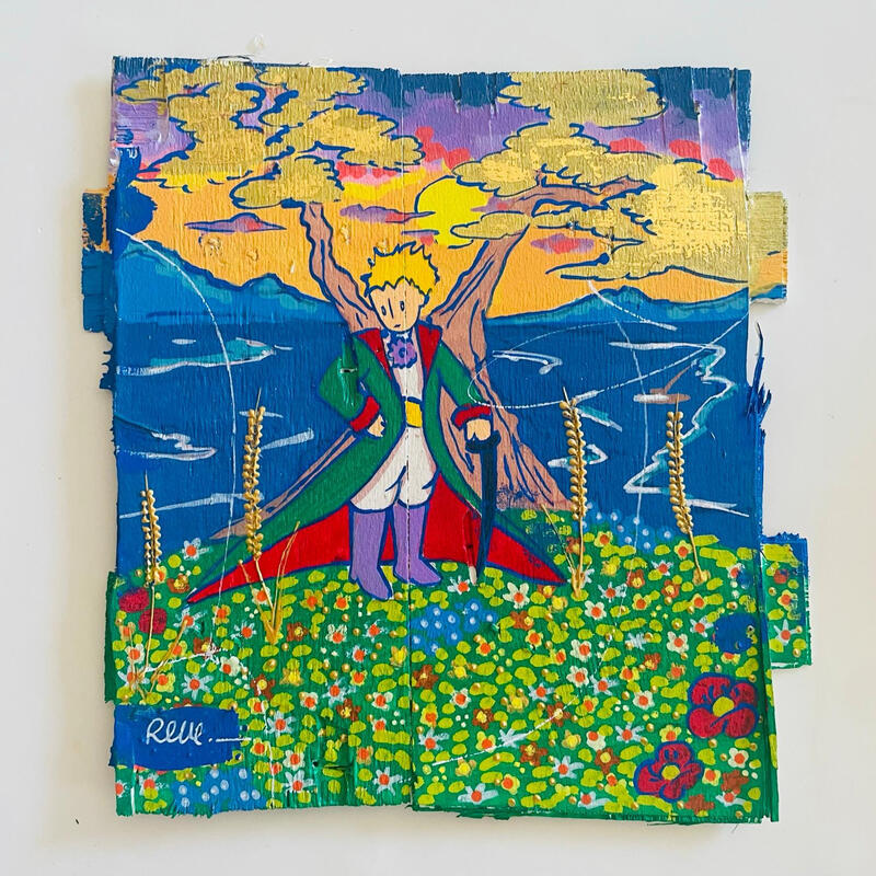 Painting Rêver encore by Revel | Painting Pop-art Pop icons