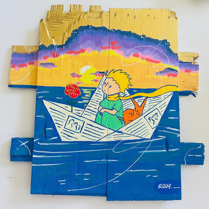 Painting Un monde infini by Revel | Painting Pop-art Pop icons