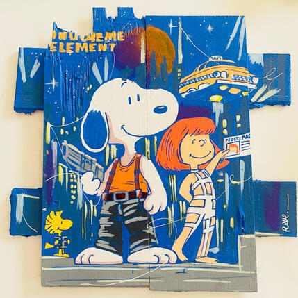 Gemälde Multipass von Revel | Gemälde Pop-Art Pop-Ikonen