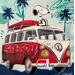 Painting Snoopy van life by Lemoine Mael | Painting Pop-art Pop icons Graffiti Acrylic