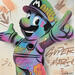 Painting Super Mario by Lemoine Mael | Painting Pop-art Pop icons Graffiti Acrylic