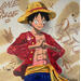 Painting Luffy by Lemoine Mael | Painting Pop-art Pop icons Graffiti Acrylic