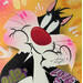 Painting Gros minet by Lemoine Mael | Painting Pop-art Pop icons Graffiti Acrylic