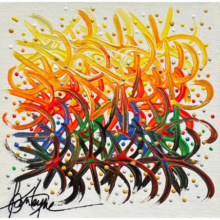 Gemälde Folie en couleur von Fonteyne David | Gemälde Figurativ Acryl