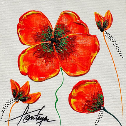 Gemälde Ici & toujours von Fonteyne David | Gemälde Figurativ Acryl