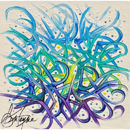 Gemälde Ta vague du coeur von Fonteyne David | Gemälde Figurativ Acryl