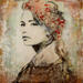 Painting Cristina II by Bofill Laura | Painting Figurative Portrait Acrylic Resin