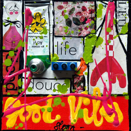 Painting Good vibes by Costa Sophie | Painting