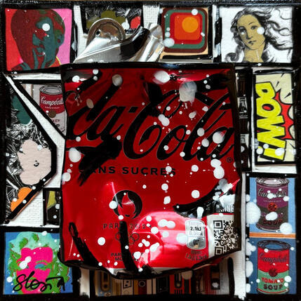 Painting POP COKE by Costa Sophie | Painting