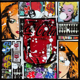 Peinture POP COKE (Debbie) par Costa Sophie | Tableau