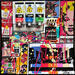 Peinture Tribute to Andy par Costa Sophie | Tableau Pop-art Icones Pop Acrylique Collage Upcycling