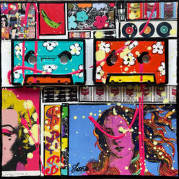 Peinture POP k7  par Costa Sophie | Tableau