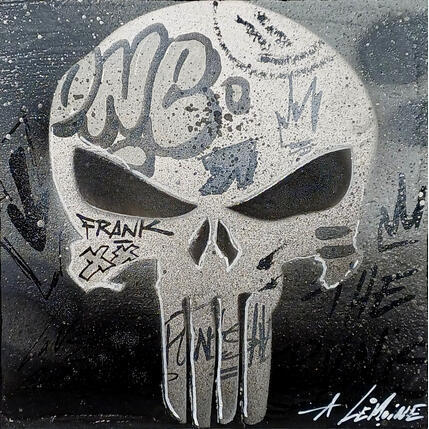 Painting Frank by Lemoine Mael | Painting Pop-art Acrylic, Graffiti Pop icons