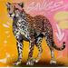 Painting Guépard by Lemoine Mael | Painting Pop-art Pop icons Graffiti Acrylic
