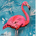 Painting Flamant rose by Lemoine Mael | Painting Pop-art Pop icons Graffiti Acrylic