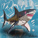 Painting Shark by Lemoine Mael | Painting Pop-art Pop icons Graffiti Acrylic