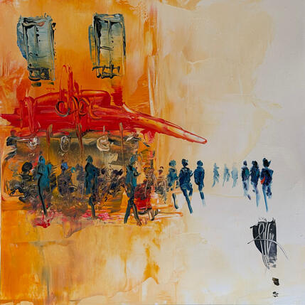 Peinture Café par Raffin Christian | Tableau