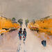 Peinture Cours Mirabaud par Raffin Christian | Tableau Figuratif Urbain Huile