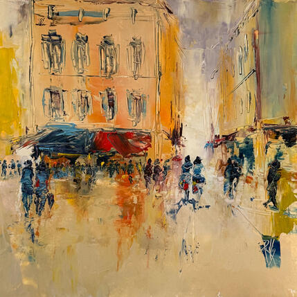 Peinture Place des Augustins par Raffin Christian | Tableau