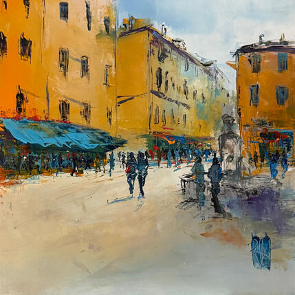 Painting Place des tanneurs by Raffin Christian | Painting