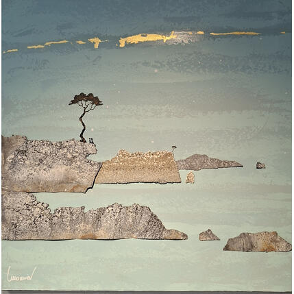 Painting Marée haute by Lemonnier | Painting Subject matter Acrylic, Zinc Landscapes