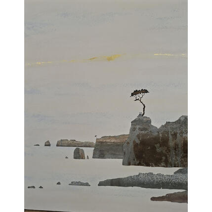 Painting Les iloys by Lemonnier | Painting Subject matter Acrylic, Zinc Landscapes