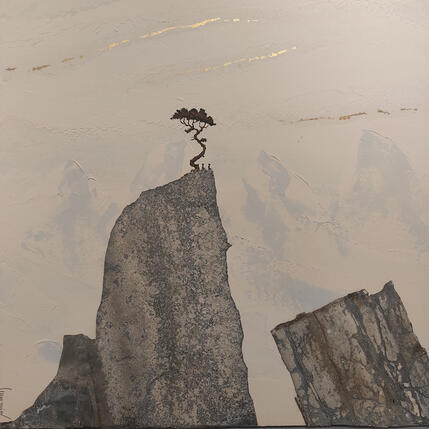Painting Dolomiti by Lemonnier | Painting Subject matter Acrylic, Zinc Landscapes