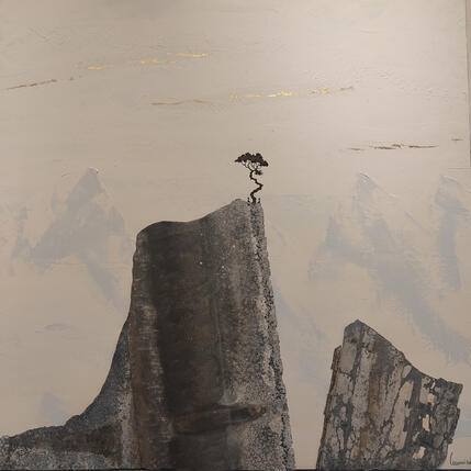 Painting Visite en Brenta by Lemonnier | Painting Subject matter Acrylic, Zinc Landscapes