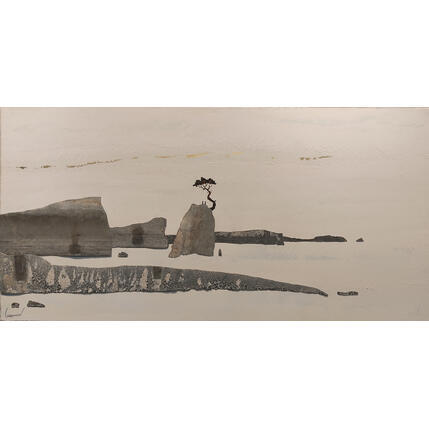 Painting La jonction by Lemonnier | Painting Subject matter Acrylic, Zinc Landscapes