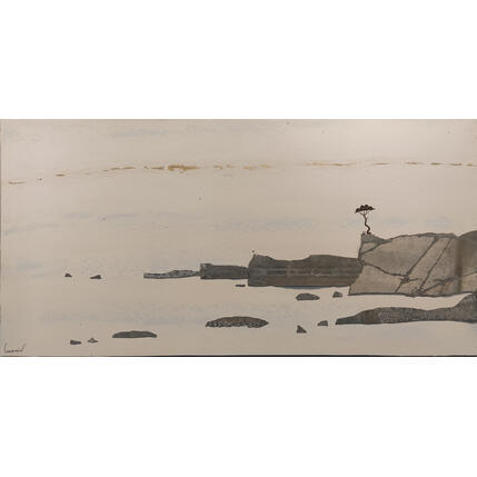 Painting De toi à mois by Lemonnier | Painting Subject matter Acrylic, Zinc Landscapes