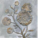 Peinture Fleurs dorées par Trébucq Marion | Tableau