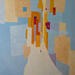 Peinture Allez-y doucement par Tomàs | Tableau Abstrait Urbain Scènes de vie Huile