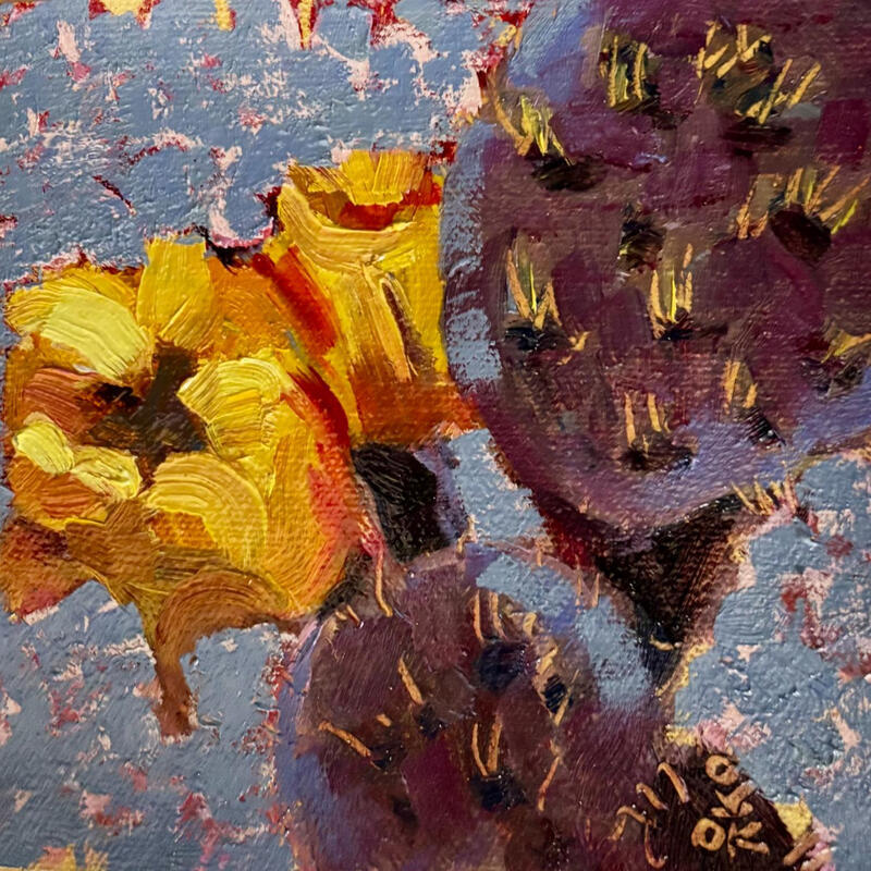 Painting Purple Royalty by O'Donnell Karen | Painting Impressionism Landscapes Oil