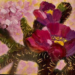 Peinture Pretty in Purple par O'Donnell Karen | Tableau