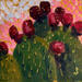 Peinture Prickly Pear Party par O'Donnell Karen | Tableau Impressionnisme Paysages Huile