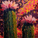 Painting Cactus Rose by O'Donnell Karen | Painting Impressionism Landscapes Oil