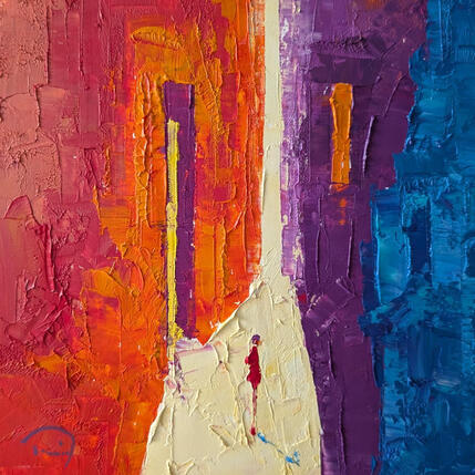 Painting Lila by Tomàs | Painting