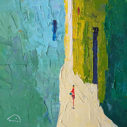 Painting Verd de primavera by Tomàs | Painting