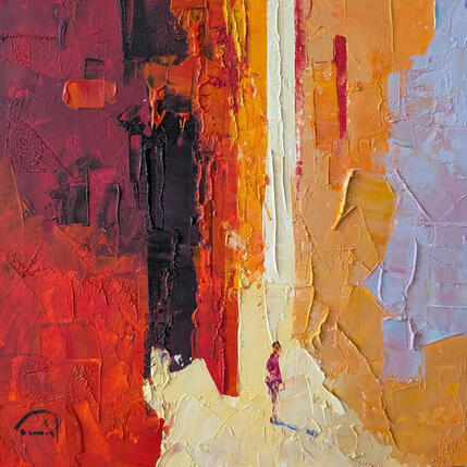 Painting La maison rouge by Tomàs | Painting