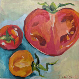 Painting italian starter by Ulrich Julia | Painting Figurative Oil Still-life