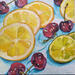 Gemälde fresh and juicy von Ulrich Julia | Gemälde Figurativ Stillleben Öl